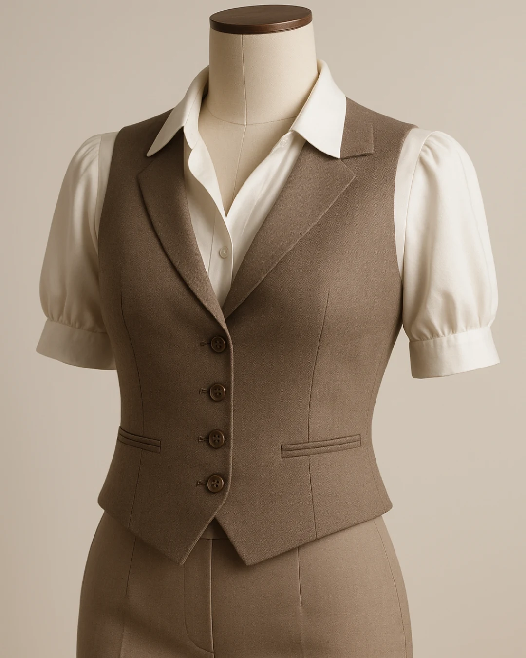 Cropped Waistcoat