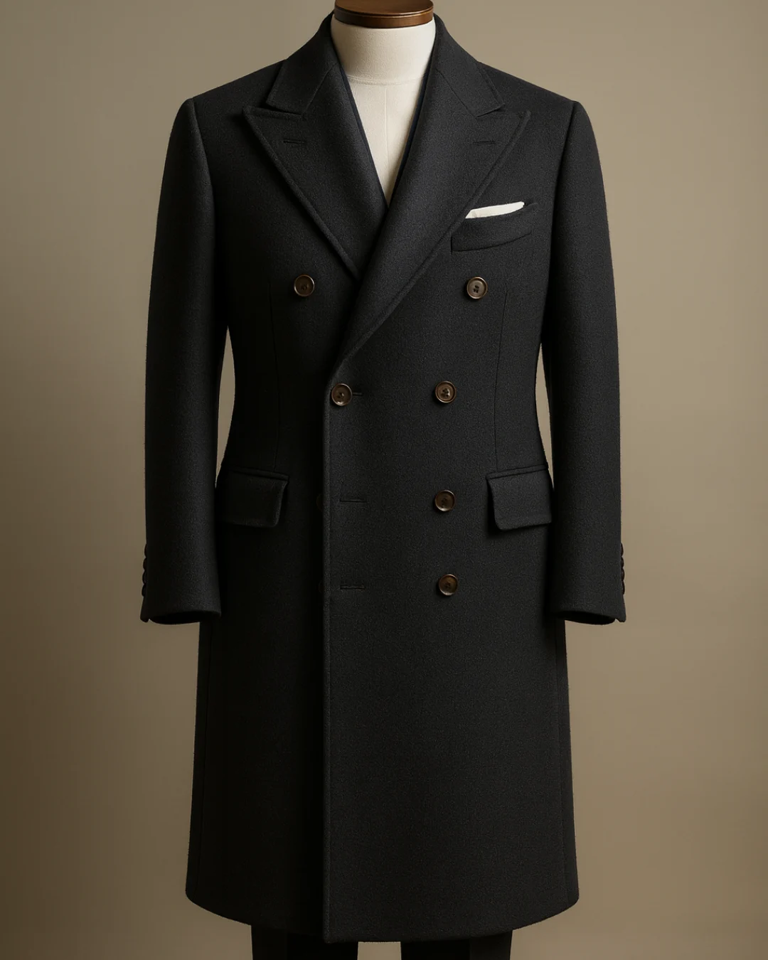 Double-Breasted Overcoat