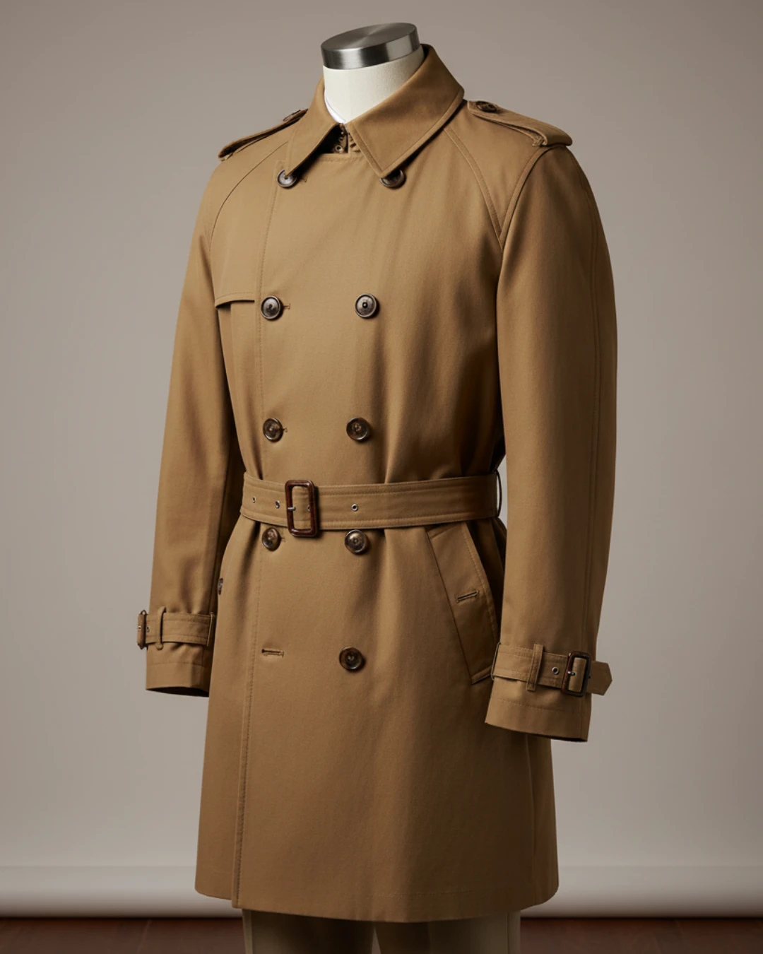Epaulet Trench Coat