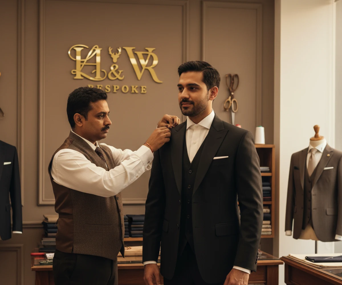 Advocate fitting session inside LHVR BESPOKE studio