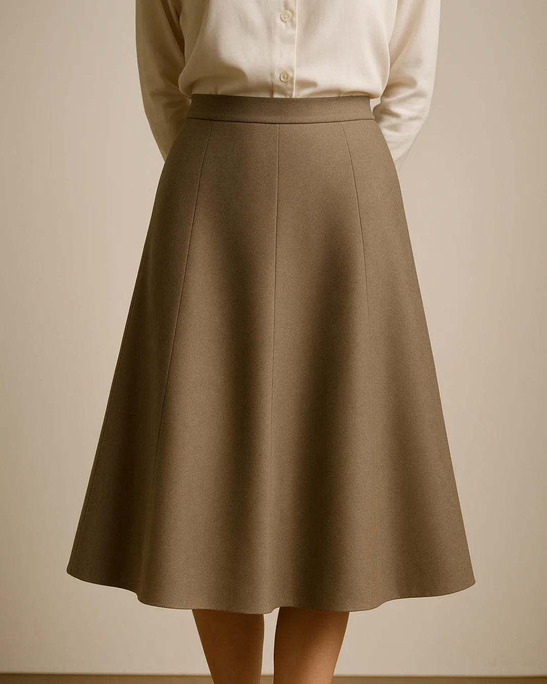 Three-Gore Flare Skirt