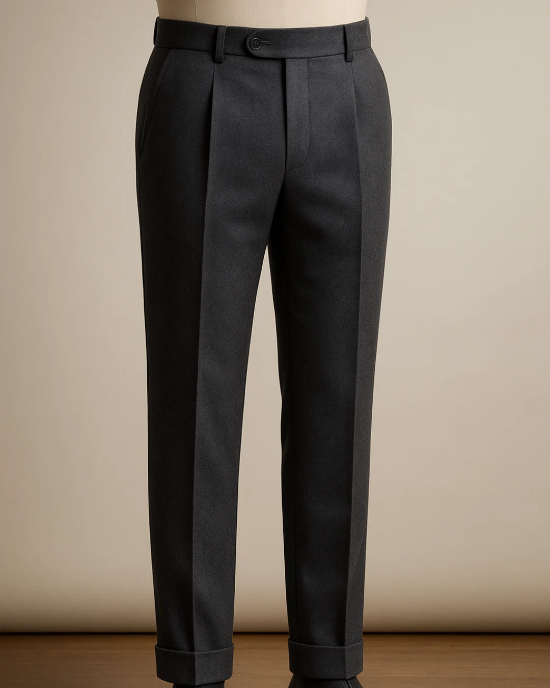 Cuffed Hem Variant Trousers