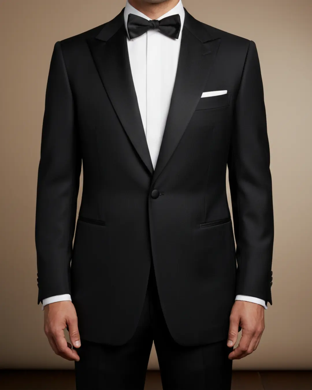 Peak Lapel One-Button Tuxedo